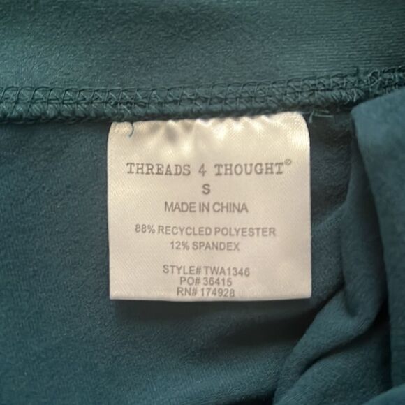 T 4 T Teal Leggings Size Small - Picture 3 of 4
